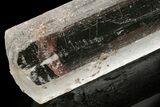 Water-Clear, Selenite Crystal with Hematite Phantom - China #226093-1